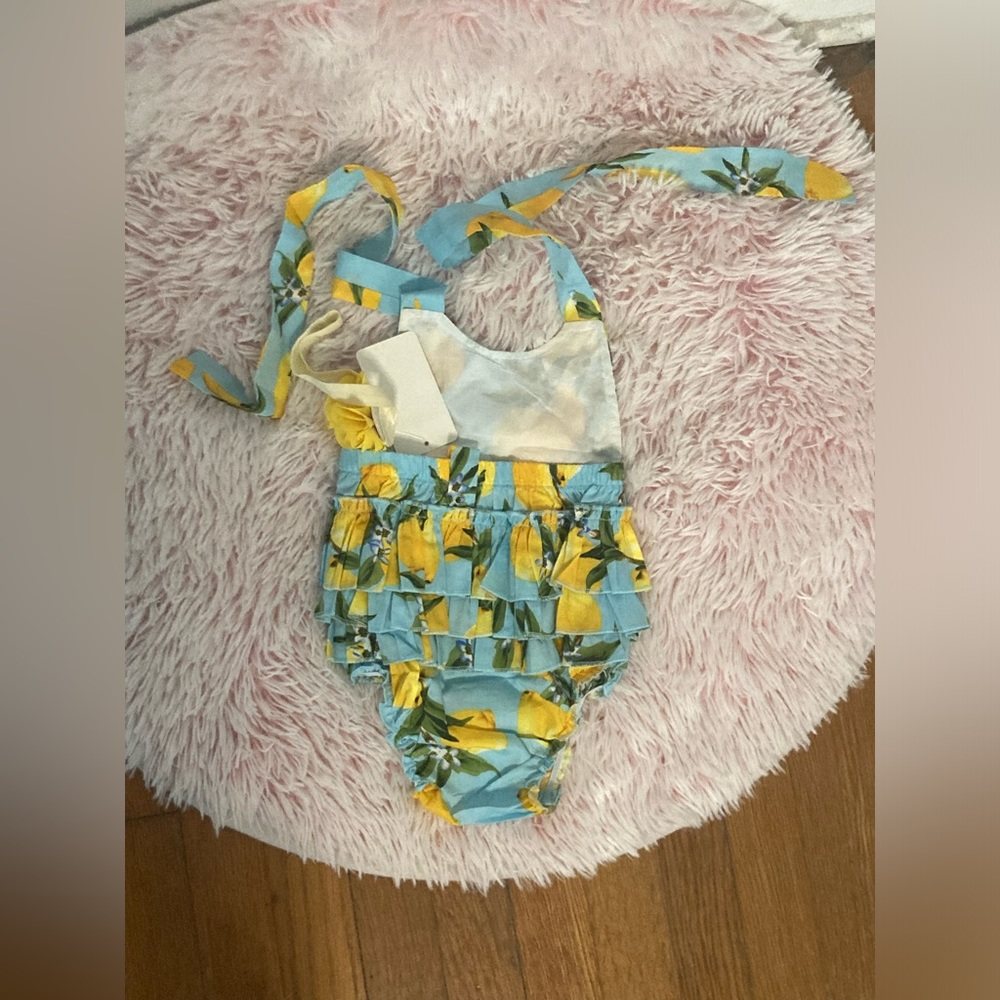 Princesasa Lemons Ruffles Romper - Picture 4 of 7
